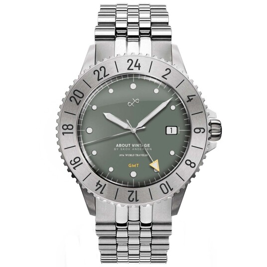 About Vintage 1954 Earth Day 188511 - Herre - 41 mm - Analog - Kvarts urverk - Safirglass