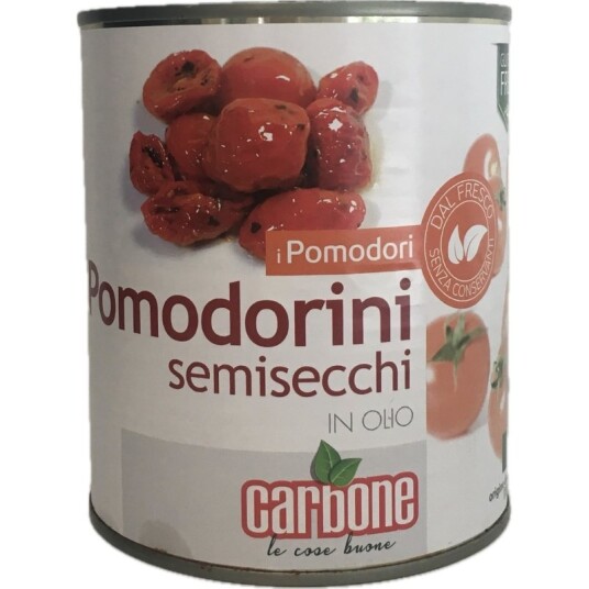 Tomater Semi Tørkede Cherry Røde Halve Bokser 800 g Tomater Semi Tørkede Cherry Røde Halve Bokser 800 g
