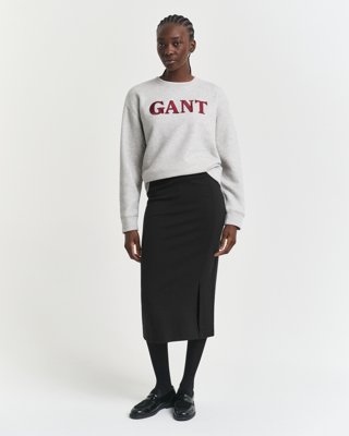 Gant Jerseyblyantskjørt BLACK XS Gant Jerseyblyantskjørt BLACK XS