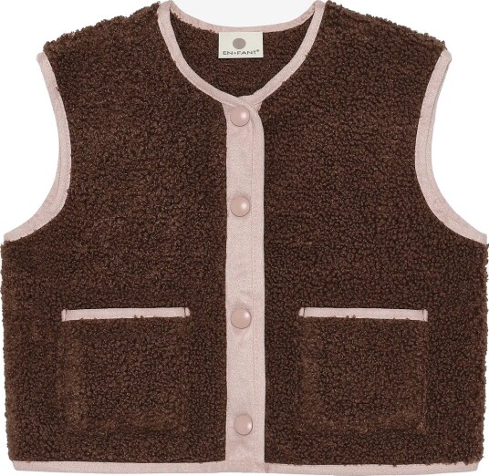 En Fant Waistcoat Teddy - CHESTNUT - 92