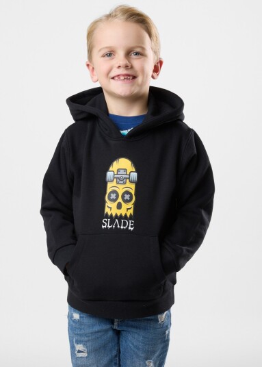 Slade Halfboard Hood Jr Black 120 Hoodies
