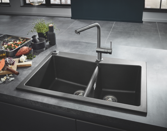 Grohe K700 kjøkkenvask 83,8x55,9 cm, grå Grohe K700 kjøkkenvask 83,8x55,9 cm, grå