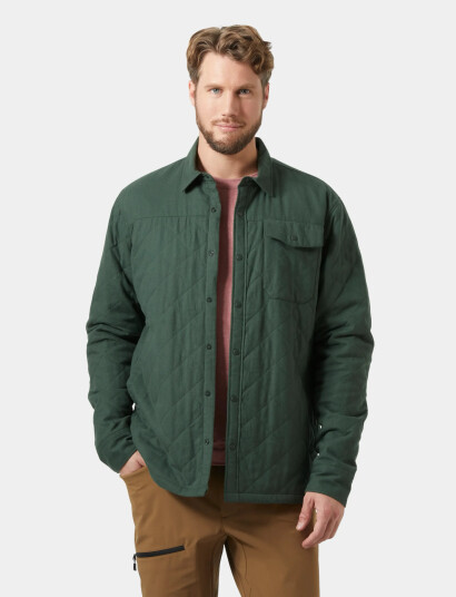 Helly Hansen Isfjord Insulated Shacket - Green - S Helly Hansen Isfjord Insulated Shacket - Green - S