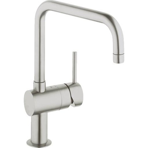 Grohe Minta Kjøkkenarmatur i Rustfritt Stål med 360° Svanehals Grohe Minta Kjøkkenarmatur i Rustfritt Stål med 360° Svanehals
