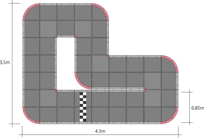 KYOSHO MINI-Z GRAND PRIX CIRCUIT 50 URETHANE 48 MATS - 50X50 KYOSHO MINI-Z GRAND PRIX CIRCUIT 50 URETHANE 48 MATS - 50X50