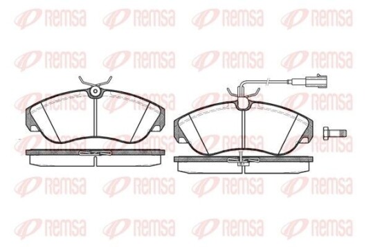 Bremseklosser REMSA 0487.11 Bremseklosser REMSA 0487.11