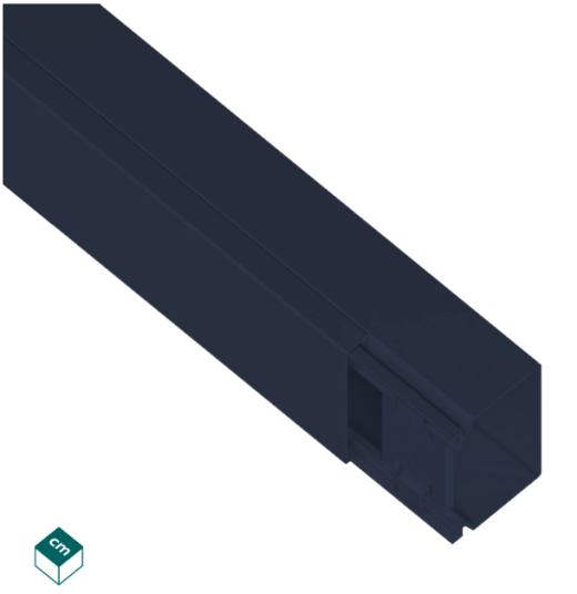 Solar Plus Kabelkanal 40x60 PVC Sort RAL 9005 2M Solar Plus Kabelkanal 40x60 PVC Sort RAL 9005 2M