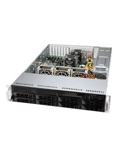 Supermicro SCLA25TQC R609LP Kabinett Server Rack Svart CSE LA25TQC R609LP