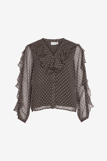 Vila Bluse viHarley L/S Top Natur