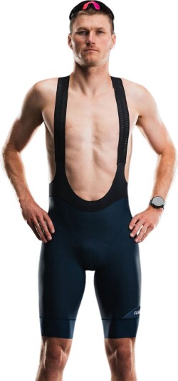FUSION Tempo! Bib Sykkelshorts Herre Navy/Svart L
