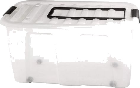 Team Plast Home Box Roll Oppbevaringsboks 86 L Med Håndtak 2227