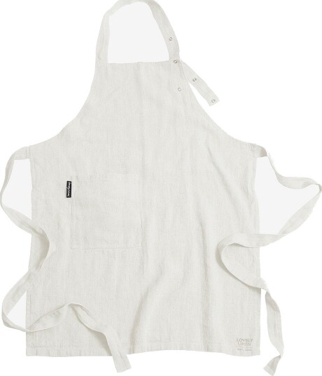 Lovely Linen Forkle Lovely i vasket lin Hvit Lovely Linen Forkle Lovely i vasket lin Hvit