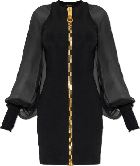 Balmain Dame Kjoler Svart XL, Balmain Dame Kjoler Svart XL,