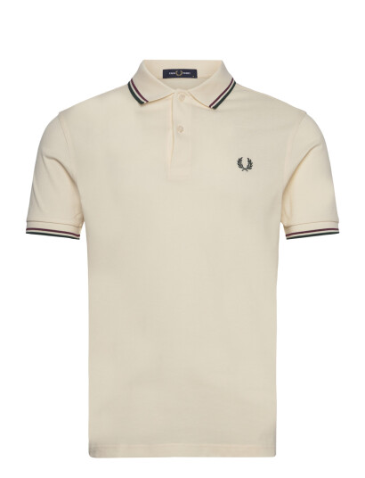 Fred Perry Twin Tipped Fp Shirt Cream XL