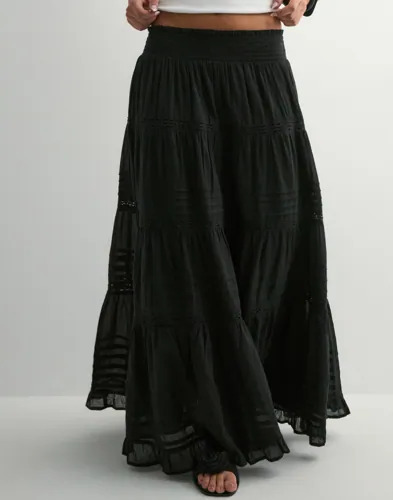 Neo Noir Svart Felicia S Voile Skirt