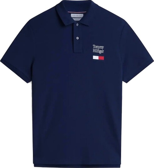 Tommy Hilfiger La Graphic Reg Polo CARBON NAVY S