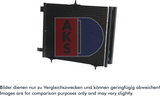 Kondensator, klimaanlegg AKS DASIS 162009N Kondensator, klimaanlegg AKS DASIS 162009N