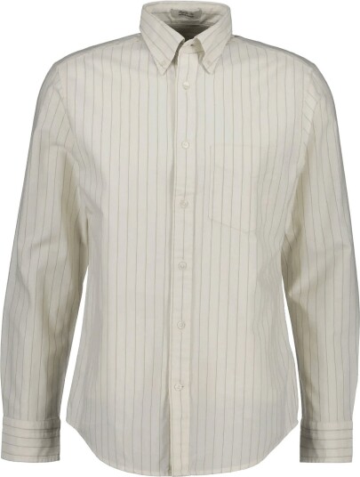 Gant Reg Archive Oxford Stripe Shirt   Cream   XXL