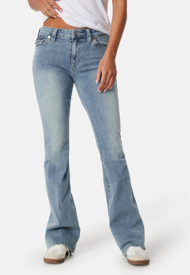 True Religion Becca Mid Rise Bootcut Flap Peak Spot 31