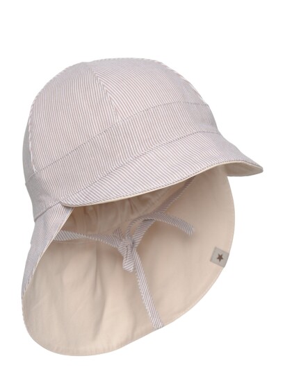 Huttelihut Sun Hat Stripe   Upf 50+   Cream   12/24M