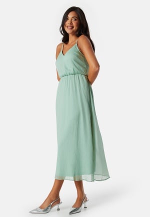 VILA Visiantha strap midi dress Swamp 40 VILA Visiantha strap midi dress Swamp 40