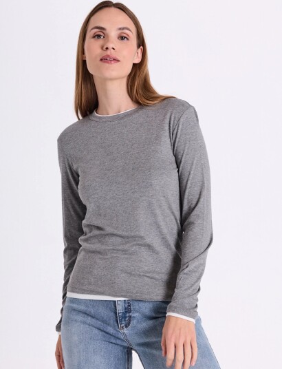 FREE/QUENT Fqalvin Tee   Grey   XXL