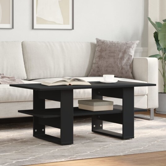  Salongbord svart 102x55x42 cm konstruert tre 823262