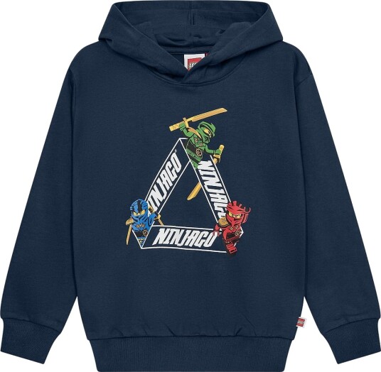 LEGO® Ninjago Hettegenser LWSian 603 Navy LEGO® Wear 8 år (128) Hettegenser Marineblå