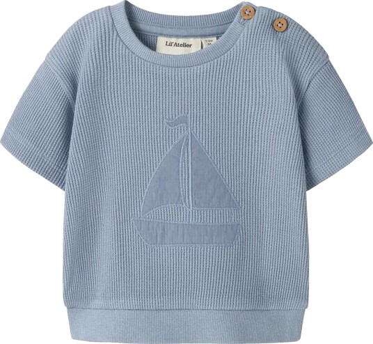 Lil"Atelier Nbmharun Ss Loose Sweat Lil Blue 74 Lil"Atelier Nbmharun Ss Loose Sweat Lil Blue 74