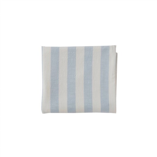 OYOY Living Striped Tablecloth 260x140 Ice Blue L300302