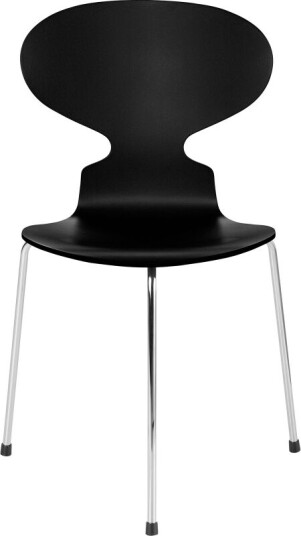 Fritz Hansen - 3100 Myran 3 Ben Lackad Lavender Blue Underrede Warm Graphite Spisestoler Arne Jacobsen Blå Metall/tre