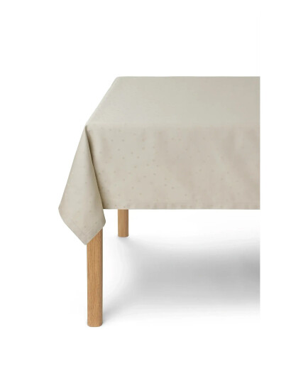 compliments Confetti Damask Table Cloth - Beige - 150X250CM