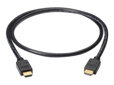 BLACK BOX HDMI Cable High-Speed, Male/Male, 9.8-ft. - HDMI-kabel med Ethernet - 3 m