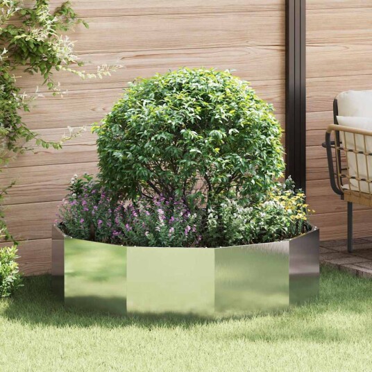 vidaXL Plantekassed sølv 120 x 120 x 35 cm Rustfritt Stål vidaXL Plantekassed sølv 120 x 120 x 35 cm Rustfritt Stål