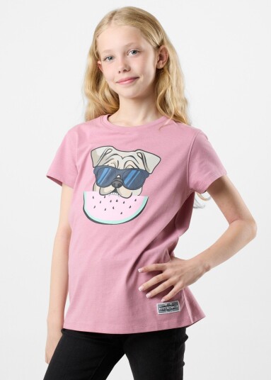 Denim Factory San Diego Tee G Jr Dusty Rose Watermelon 170 T-Shirts