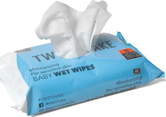 Twistshake Baby Wet Wipes Multi/Patterned One Size