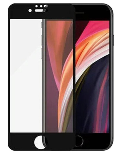 PanzerGlass Edge-To-Edge skjermbeskytter for iPhone 6/6s/7/8/SE (2020/2022) - Svart