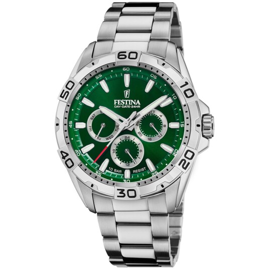 Festina Multifunction F20623/3 - Herre - 45 mm - Analog - Kvarts urverk - Mineralglas
