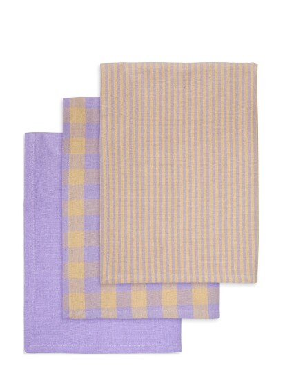 Engholm Textiles Tea Towels Recycle - Purple - 50X70CM