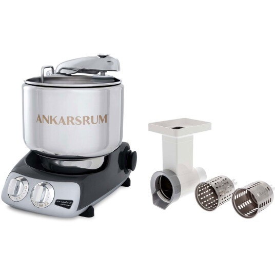 Ankarsrum AKM 6230 köksmaskin + Grønnsakskutter, svart Ankarsrum AKM 6230 köksmaskin + Grønnsakskutter, svart