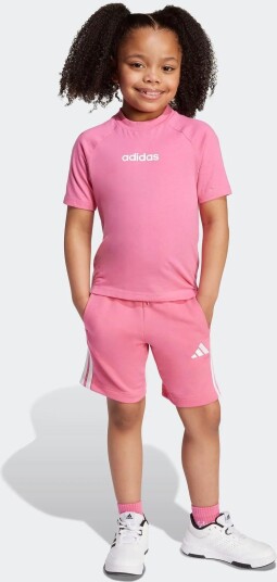 Adidas Sportswear Lk Lin Tee 160 Pink 116