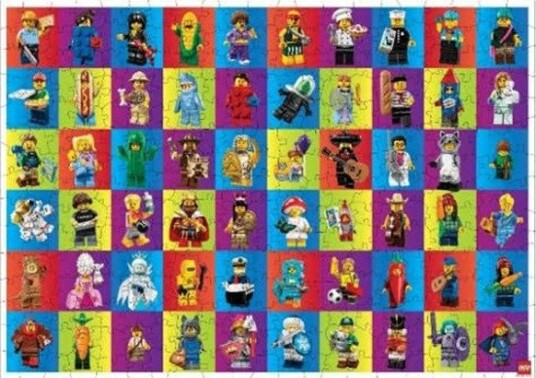 LEGO Minifigures Collage 1 Puzzle 500 Pcs LEGO Minifigures Collage 1 Puzzle 500 Pcs