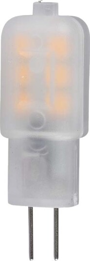V Tac G4 1,1W LED pære 12V   Samsung LED chip 100lm 300° plast 5 års garanti   Kulør : Varm