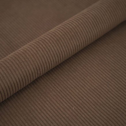 Balsløw Møbelstoff Fløyel 142cm 018 Mørk brun 50cm