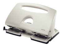 Hulapparat Leitz 5132 grå 4-huls m/skinne t/40ark