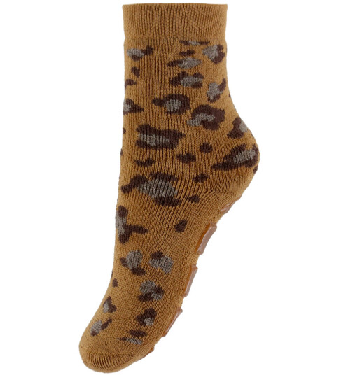Melton Sokker ABS Leopard Kjeks 17/19 Sokker Brun