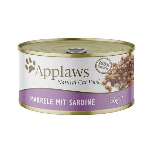 Applaws Kattemat I Buljong 6 X 156 G Makrell Og Sardiner Applaws Kattemat I Buljong 6 X 156 G Makrell Og Sardiner