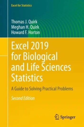 Excel 2019 For Biological And Life Sciences Statistics Av Thomas J. Quirk, Meghan H. Quirk, Howard F. Horton