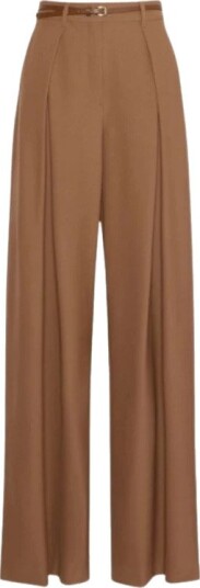 Max Mara Studio Dame Bukser Brun M,