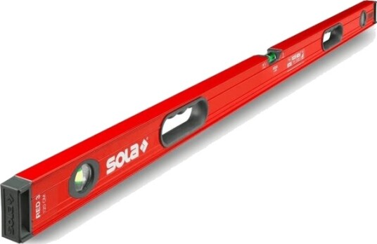 Sola Vaterpass Big Red 3 150 Cm Nøyaktighet 0,3 Mm/M Sola Vaterpass Big Red 3 150 Cm Nøyaktighet 0,3 Mm/M